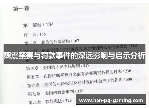 魏震禁赛与罚款事件的深远影响与启示分析